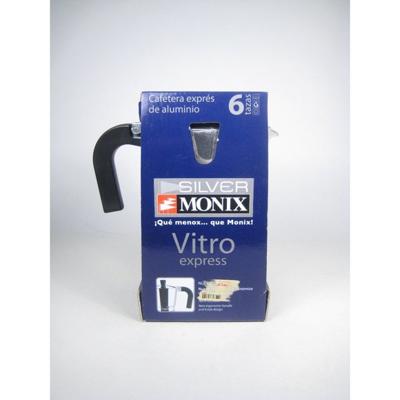 NEW Monix Cafetire Italienne 6 Tasses Servings Express Coffee Maker Non Stick - Picture 5 of 8